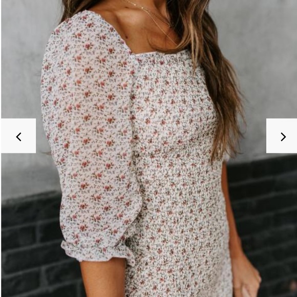 VICI Smocked Dress - LRG - Bump friendly! - Picture 2 of 8